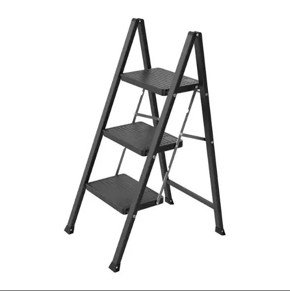 Wholesale 2 3 4 Step Customised Color Heavy Duty Compact Iron Ladder for Home