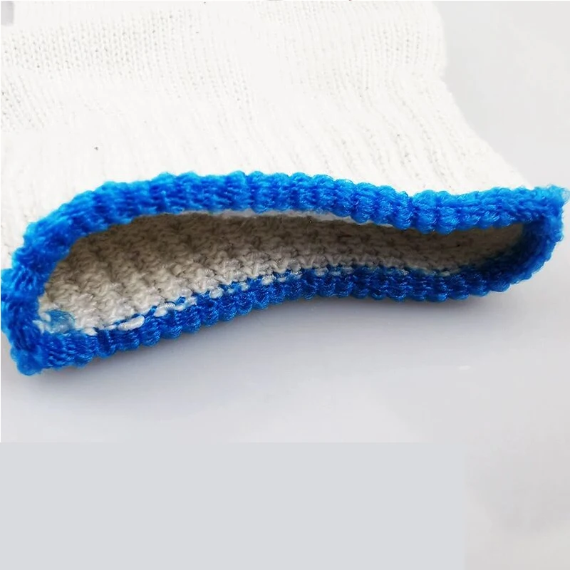 Best Selling 10 Gauge Washable Hard-Wearing Pairs of Labour White Cotton Knitted Working Safety Gloves