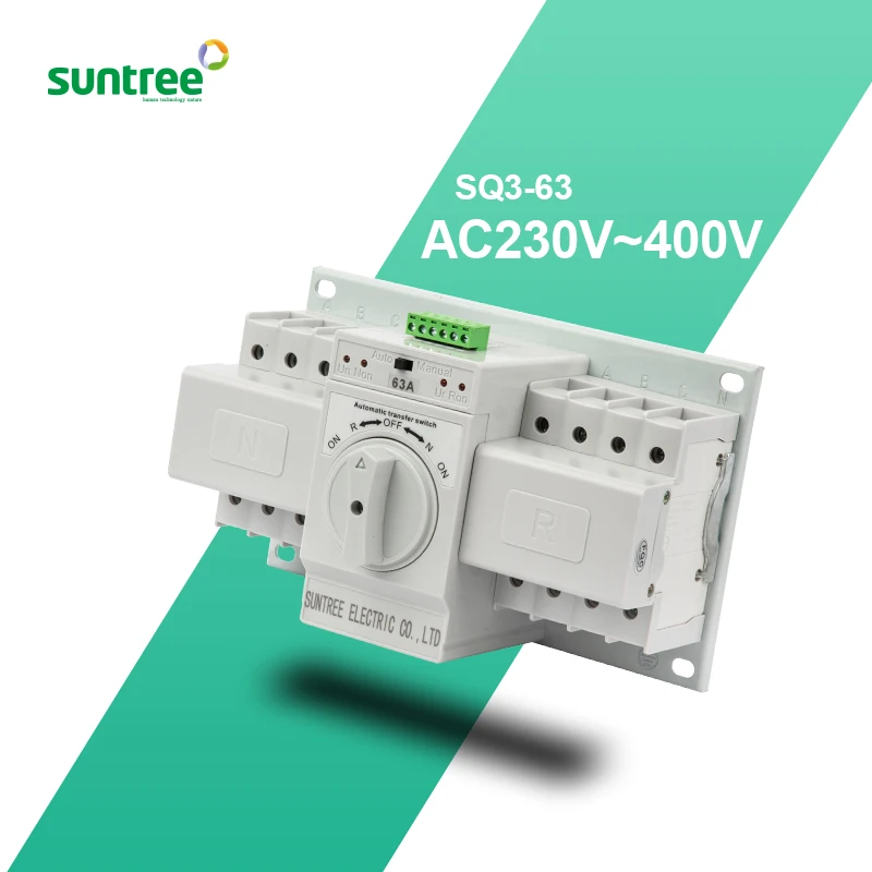 Automatic Transfer Switching(ATS) 4 Pole Change Over Switch AC 220V 400V