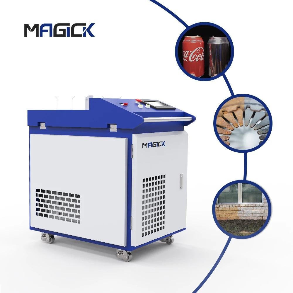 1500w Portable handheld fiber laser cleaning machine Rust Removal cleaning machine for metal surface