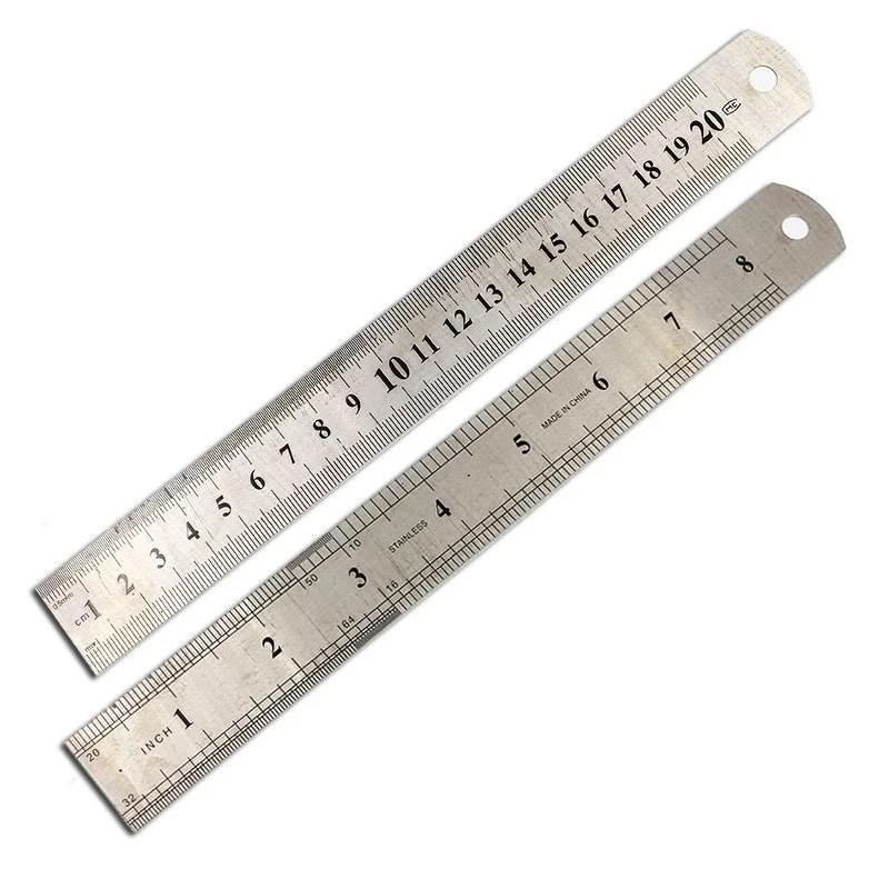 Custom Metal Stainless Steel Straight Ruler 150-2000mm Thicken Ruler