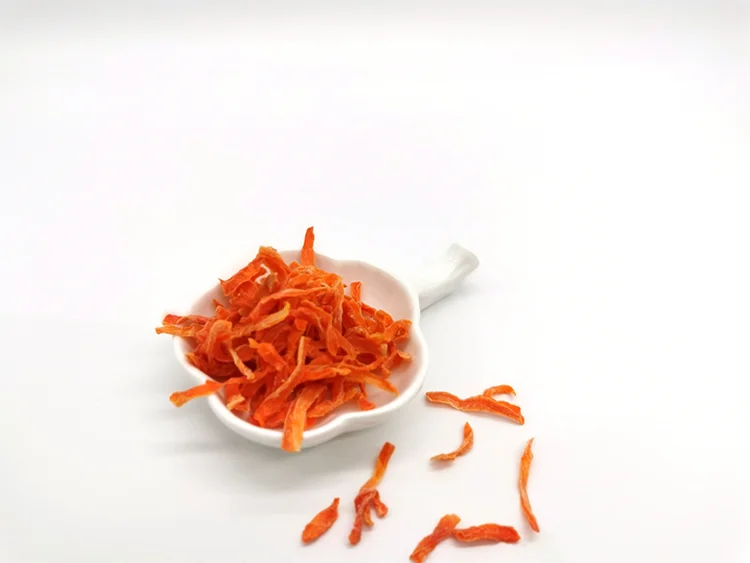 100% Pure Carrot Organic Dehydrated AD Steam treated dried Carrot slice/Shredded carrot