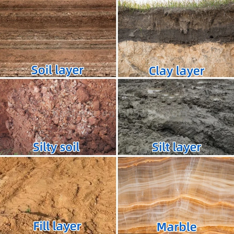 hydraulic highway guardrail excavator ground screw pile driver machine