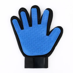 Free Sample Pet Grooming  Gloving pet Cleaning Brush Rubber Five Fingers Pet Gloving