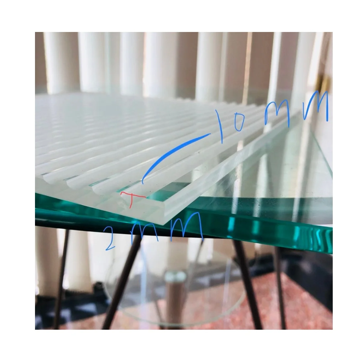 8mm 10mm extra clear moru patterned glass /ultra clear moru patterned glass