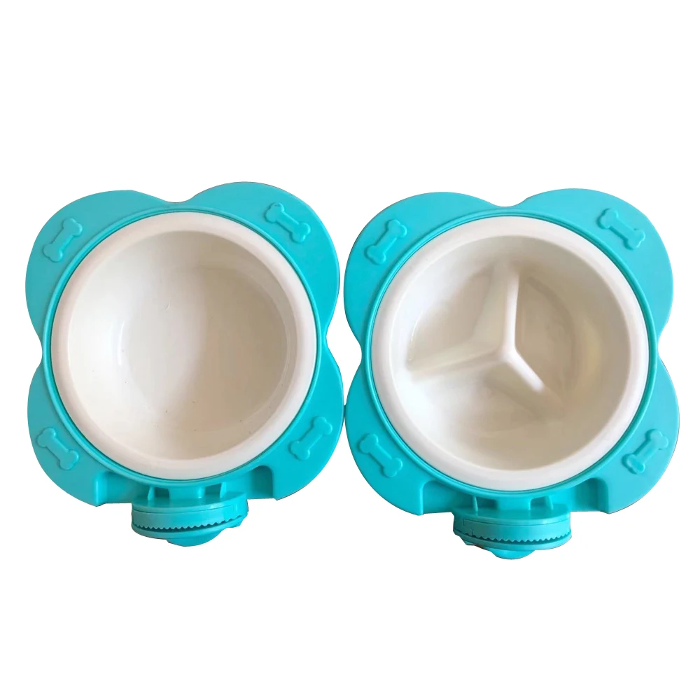 Custom Cage Hanging Eco friendly Dog Eating Bowl Pet Feeding Plate Cat Water Feeder Bowl