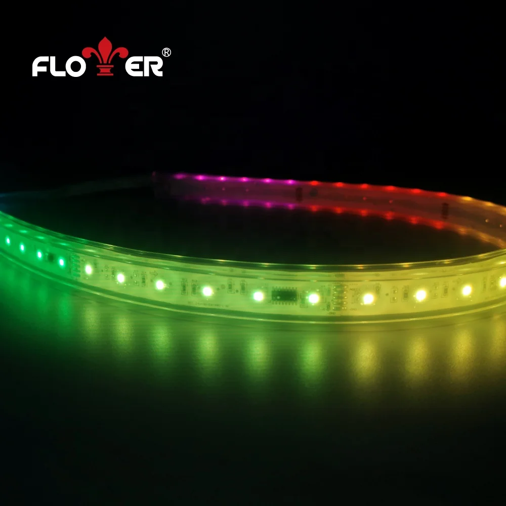 Hot Sale Outdoor IP68 Multi Color Remote Control LED No Dark Area LED Bar Strip For Decorative Lighting