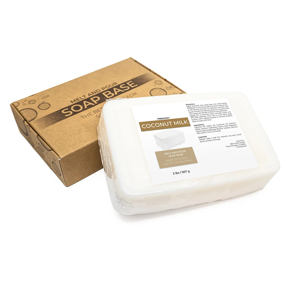 Organic Glycerin Melt Transparent Goat Milk Soap Base For Soap Making