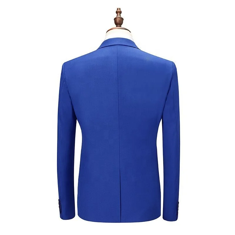 High Quality MTM Made to Measure Custom Bespoke Handmade Man Suits Royal Blue Coat Pant Wedding Turkey Italy Men Suit