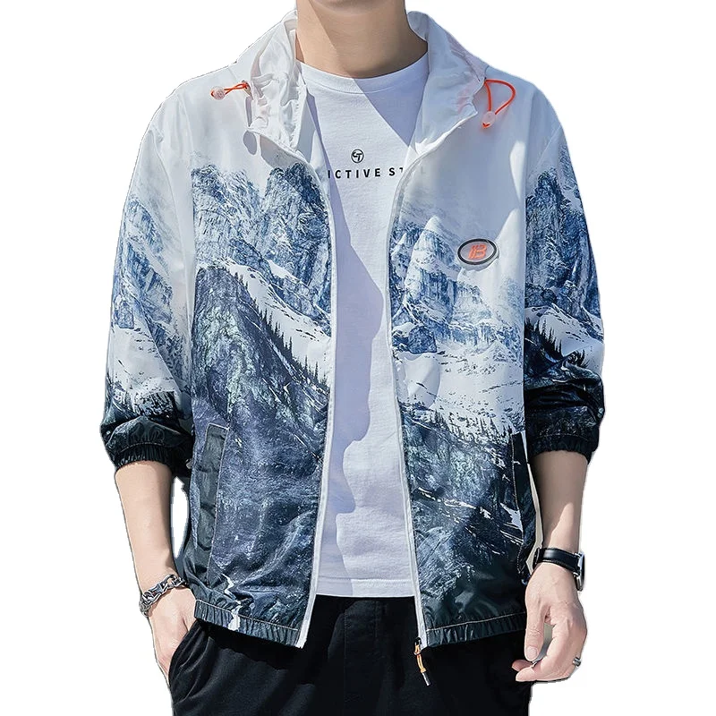 New Mens Fashion 2021 Biker Waterproof Jacket Casual Sports Wind Breakers for Men