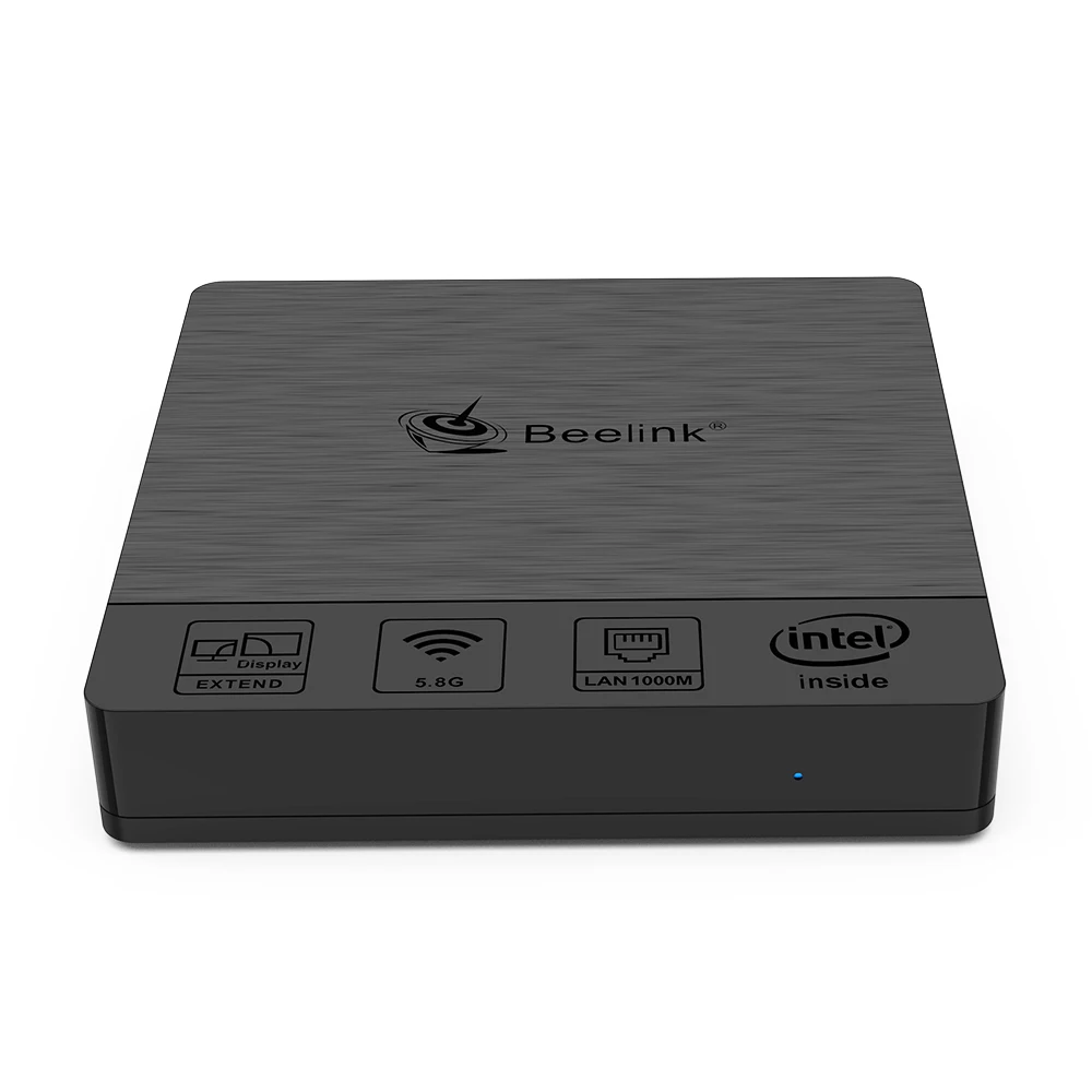 Новый Beelink BT4 Mini PC Int Atom X5-Z8500 Win10 4G64G Dual WIFI BT4.0 1000M LAN USB3.0 поддержка 4K