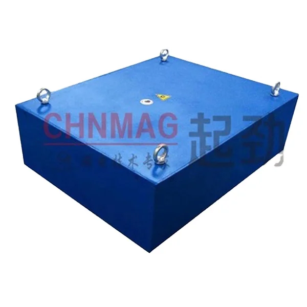 CHNMAG Manual Cleaning Overhead Magnet CAD Drawing Provided Magnetic Separator Machine 