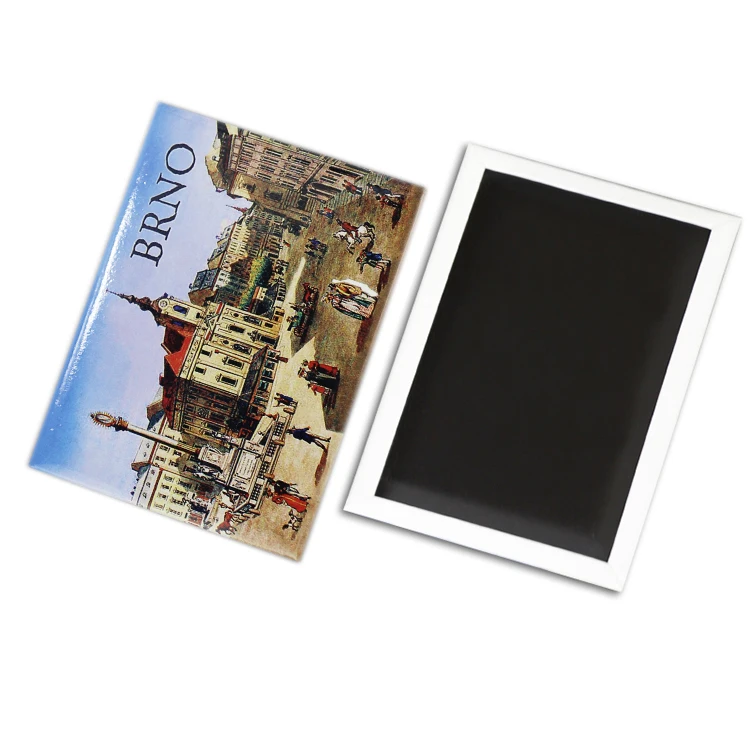 2024 Manufacturer Germany Wholesale 90*65mm Tinplate Custom Design Travel Souvenir Israel Sticker Chile Metal Permanent Tin Fridge Magnet