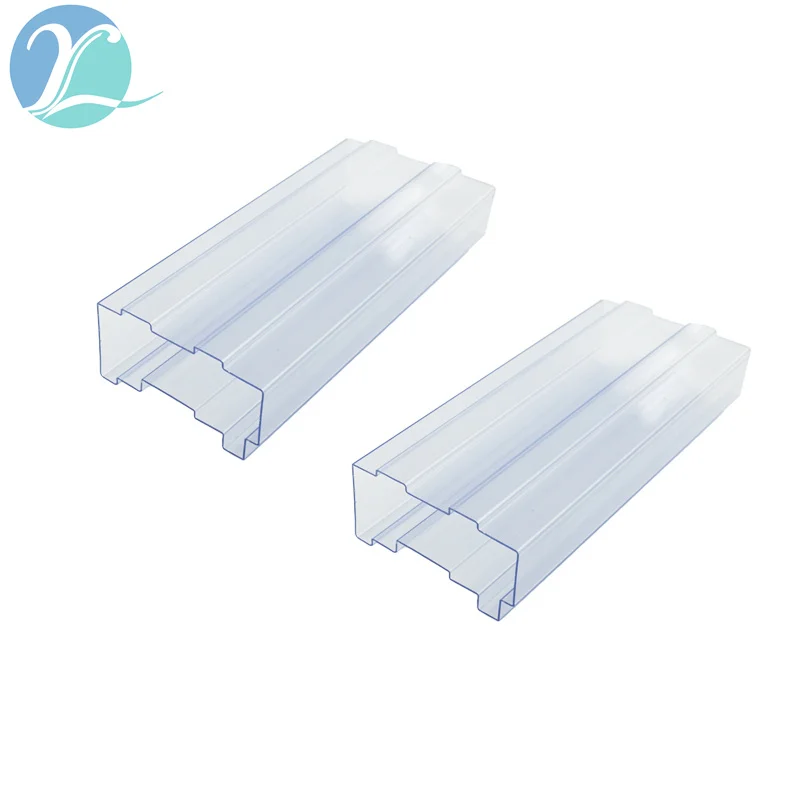 PVC shaped packaging tube IC electronic packaging pipes square tube Extrusion pvc
