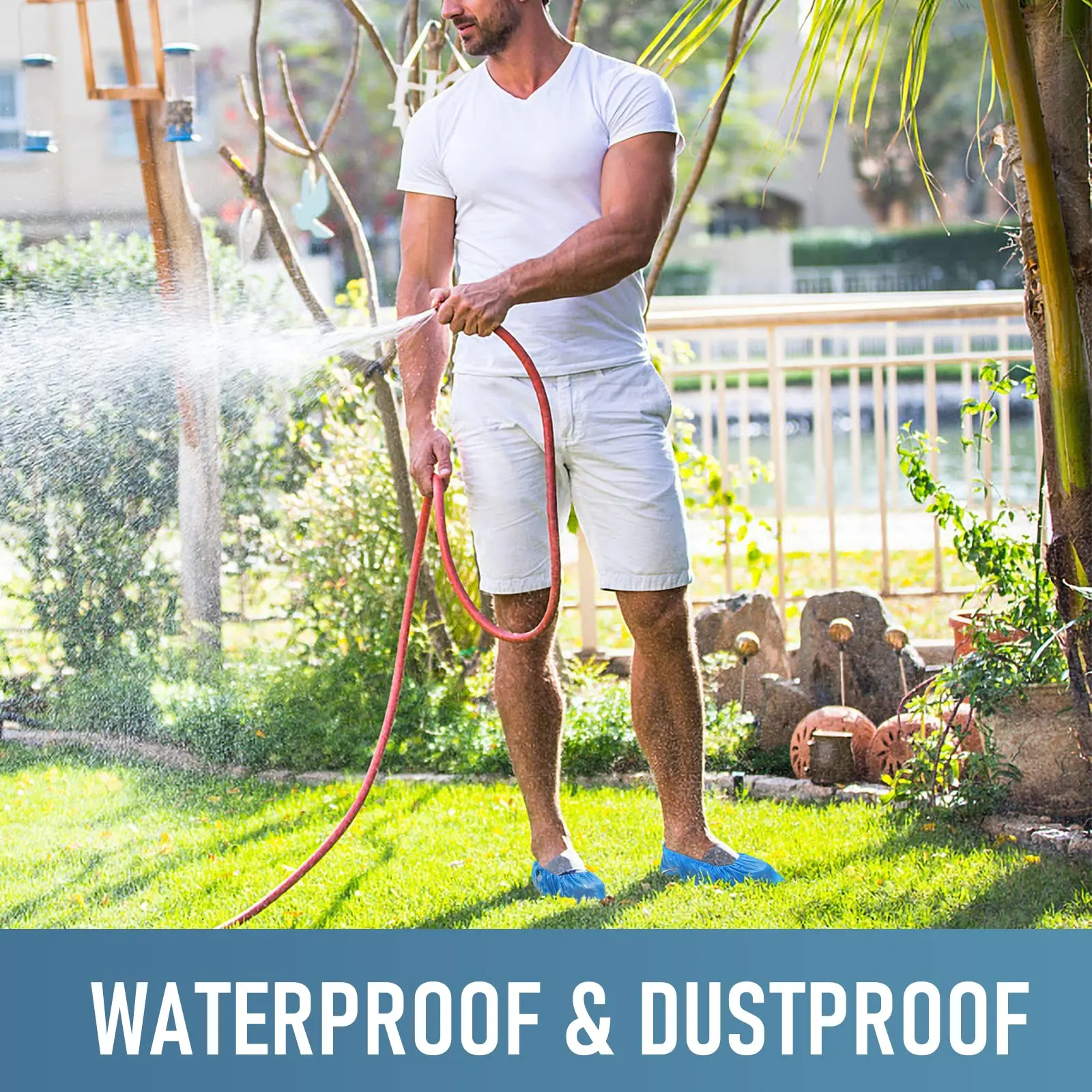 Wholesale Disposable Medical Shoe Cover Protective Pe Shoe Cover Plastic Shoe Cover