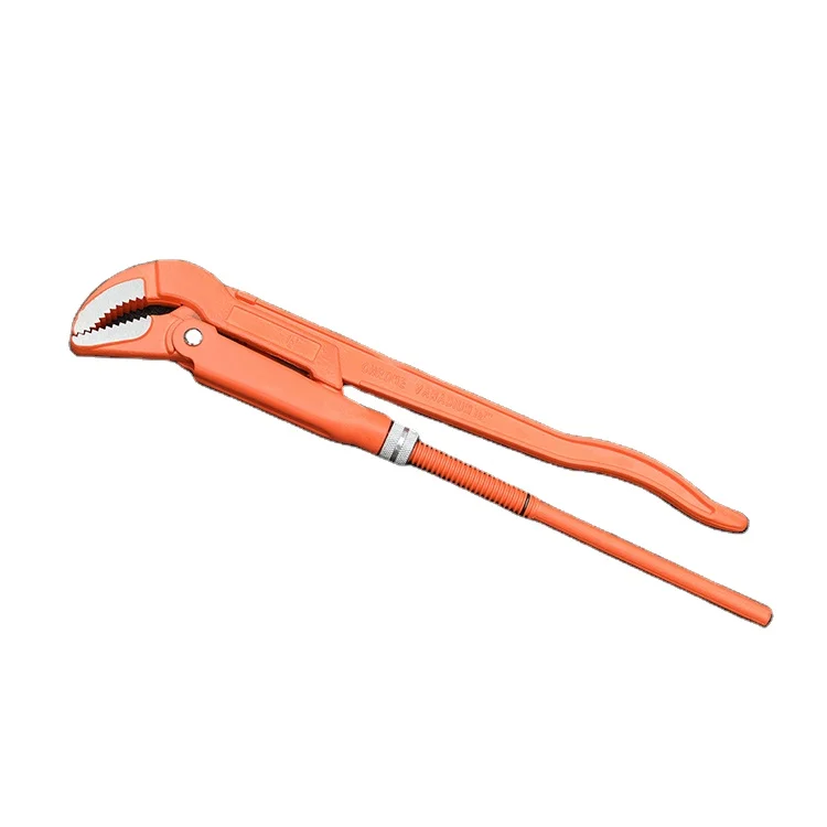 Swedish Type S-type Jaws Pipe Wrench Bent Nose Pipe Wrench