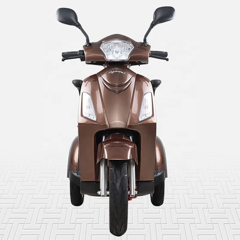  T408-1 500W/1000W 3 Wheel Electric Mobility Scooter E-trike Tricycle with Big Rear Box for