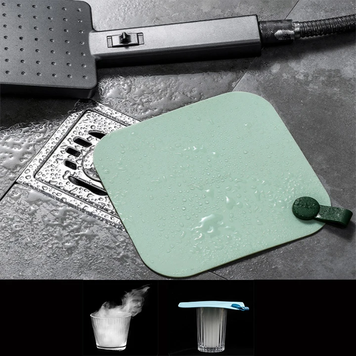 Sewer Smell Removal Sealing Simple Style Silicone Cover Anti-smell Drain Sealing Cover Floor Drain Covers for Kitchen Bathroom