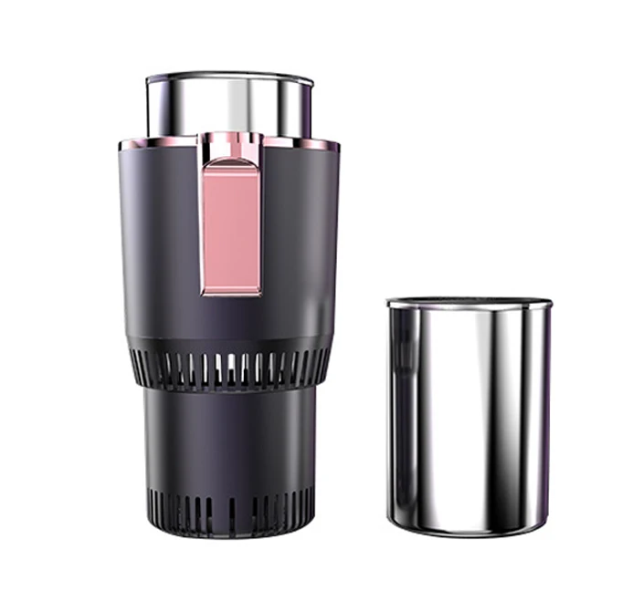 Smart 2 IN 1 Mini Car fridge Warmer and cooler Cup Travel Coffee Mug For Car Smart Touch With LED Display