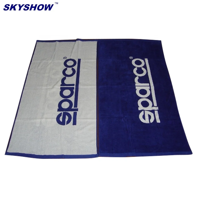 Photo Printed Cotton Towel Custom Large Beach Towel With Logo