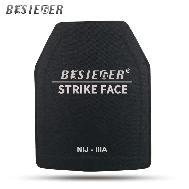 
NIJ IIIA UHMWPE light bulletproof vest front and rear insert plate large bulletproof insert plate 