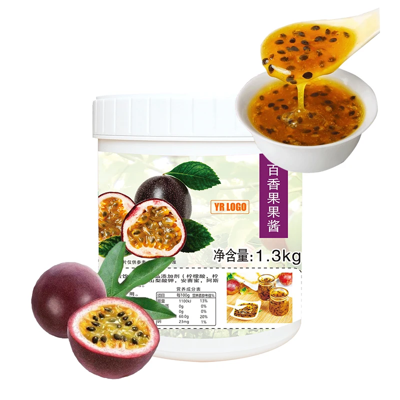 0 Fat Jam Spread on Bread or Concocted Drinks Squeeze From Fresh Passion Fruit