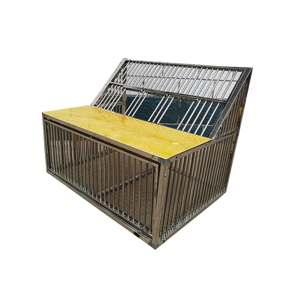 Hot Sale Foldable Metal Stainless Steel Pigeon Jump Cage For Bird Pigeon Bird Breeding Cage