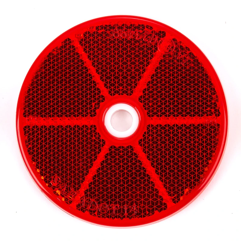 Factory direct supply plastic car round reflectors for sale