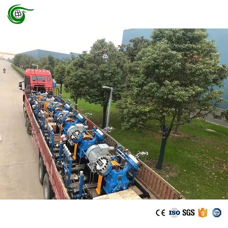 5.5KW Small Propylene Diaphragm Compressor Factory Price High Automation Inlet 6Bar Discharge 200Bar C3H6 Industrial Compressor