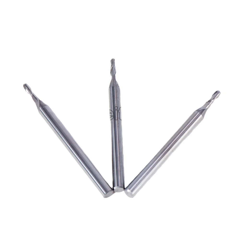 Eitfs 2022 Big Sale Solid Carbide 2 Flute Ball Nose End Mill For Wood Working