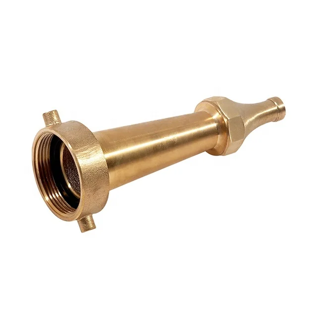 
IMPA 330831S Marine Brass Simple Type 3-Position Fire Hose Nozzle 