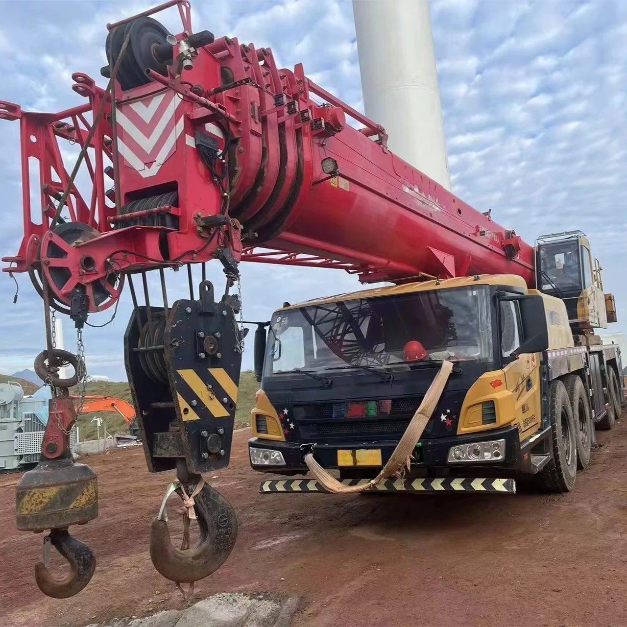 Automotive telescopic used crane S STC500 STC800T Used S crane 50t 70t 80t 100t 130t for sale