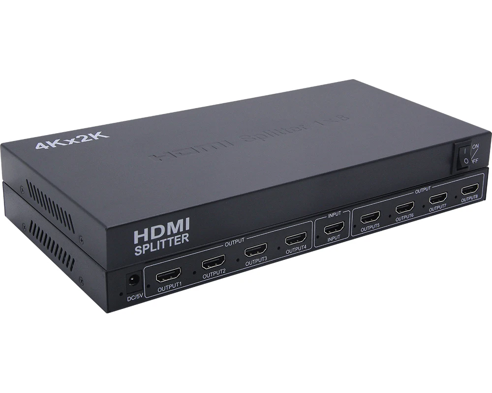 Прямая поставка с завода распределитель HDMI 4K 1x8 на выходе 1 к 8 видео