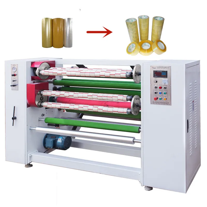 1300mm BOPP adhesive tape jumbo roll slitting cutting rewinding machine