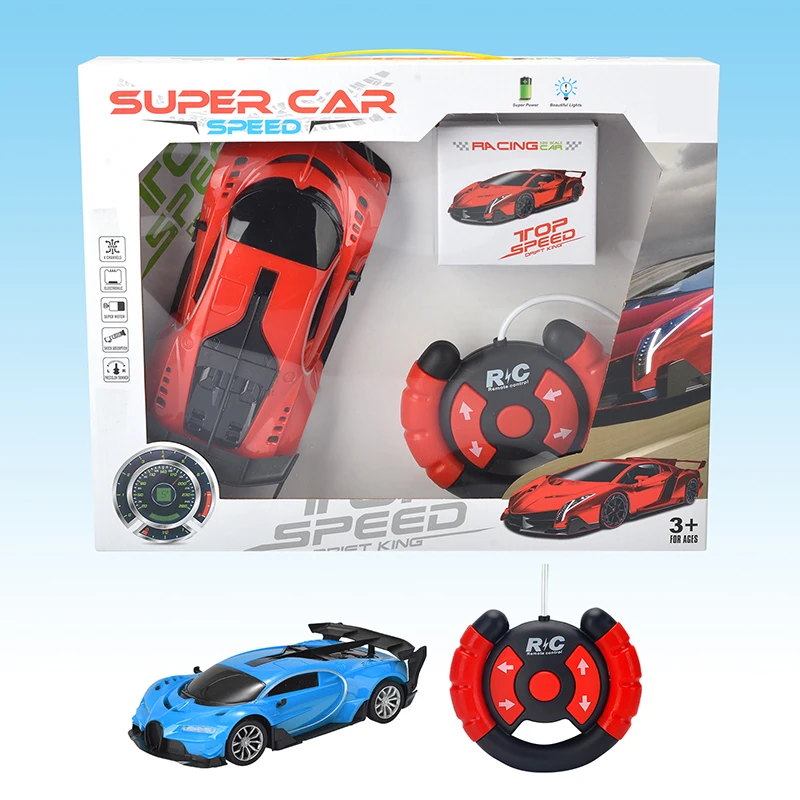 
High Speed 2.4Ghz 1/16 RC Car Radio Electric Model Vehicle with Two Rechargeable Batteries Racing Car Toy Car 