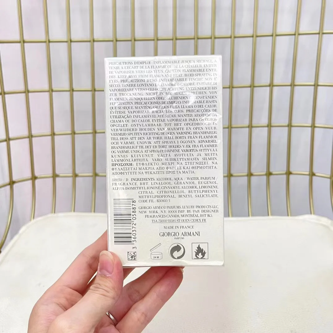 Wholesale Price Best Quality 100ml Eau De Toilette Pour Homme Natural Sapry With Lasting Long Aqua Di Gio Perfume for Men