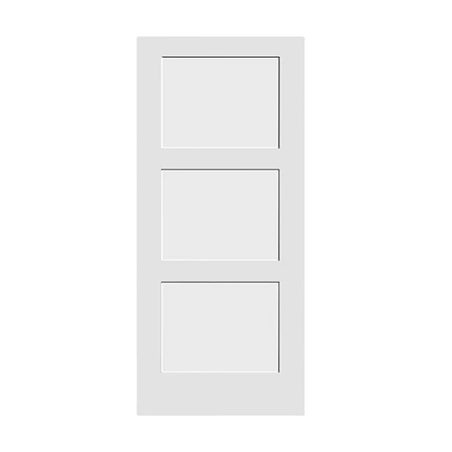 white prehung paint   indoor wooden door