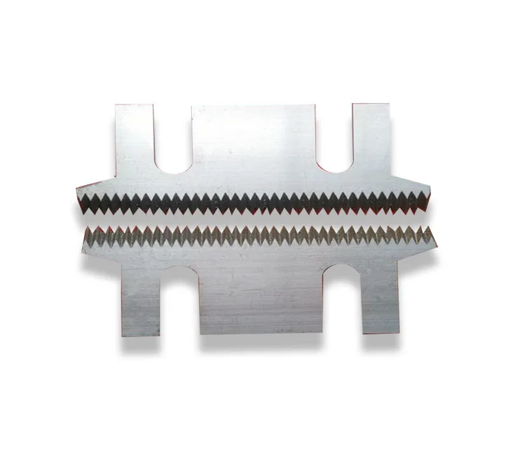 Профессиональный производитель, зигзагообразный нож для пищевой упаковочной машины, зигзагообразный резак, лезвие