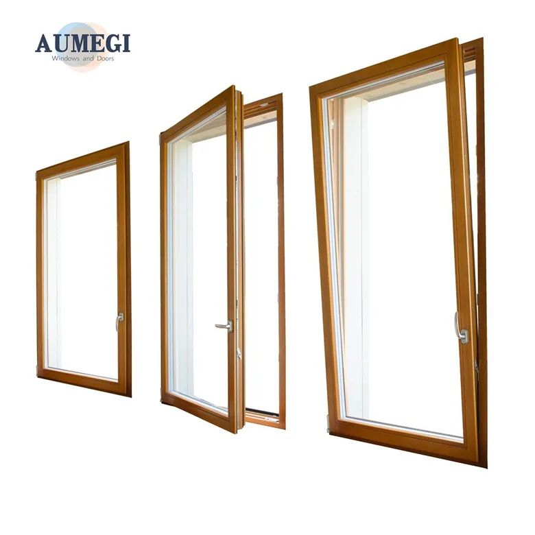 Aumegi звукоизоляционное окно 48X60 французское створное с наклоном и поворотом алюминиевого окна