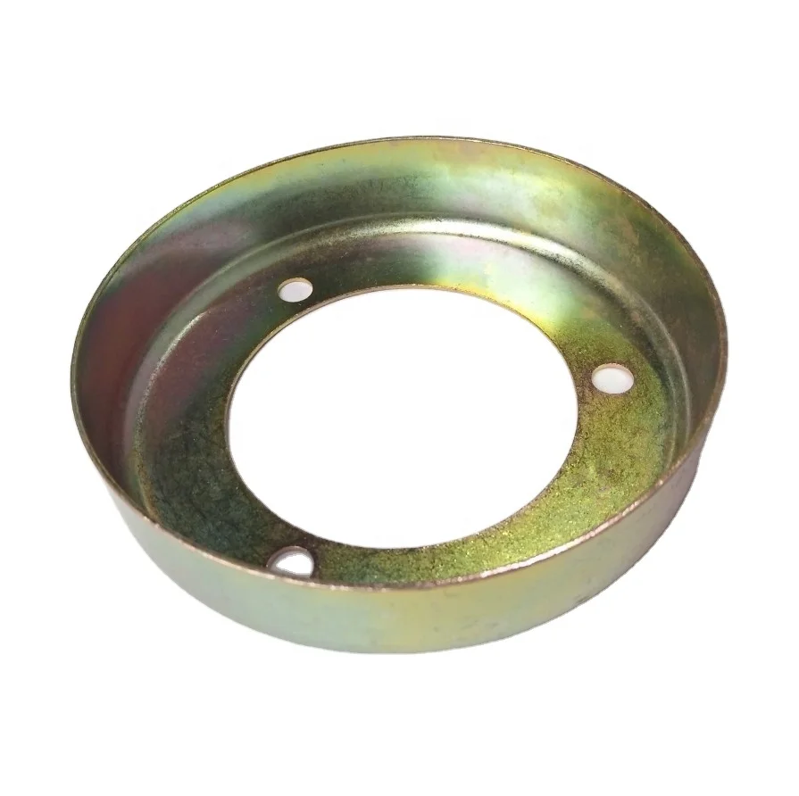OEM sheet metal chrome plated deep drawn metal stamped part zinc plating steel deep drawn parts
