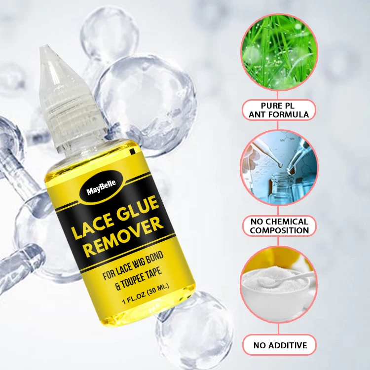 30ml Gentle Foaming Solvent Lace Glue Remover Protect Your Edges Remover And Glue For Lace Wig Melting Spray