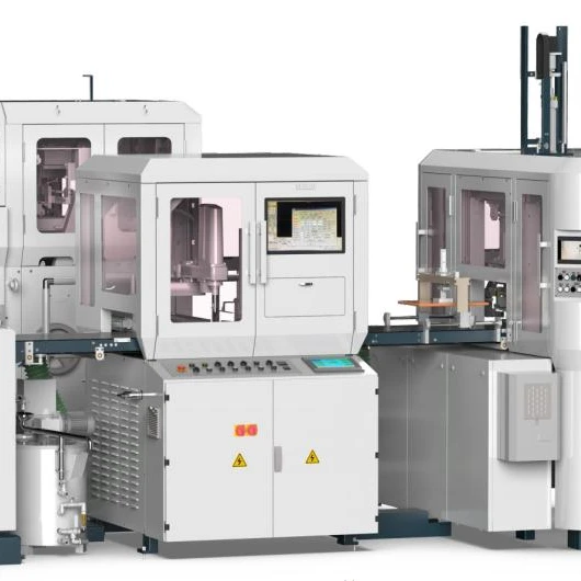 HM-ZD350D Automatic Rigid Box Machine Cake Box Machine With Double Wrapper