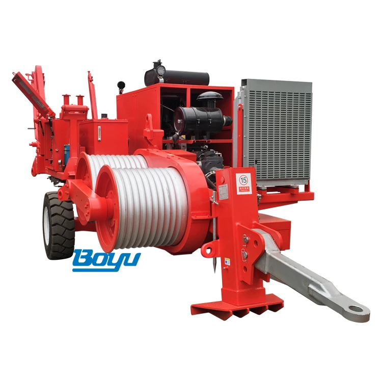 TY-180 Transmission Line Stringing Equipment Hydraulic Puller