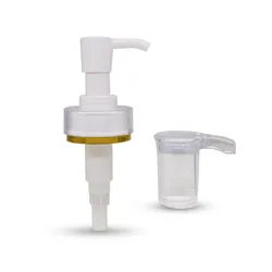 Factory Direct Sales 33Teeth bronzing acrylic Cleansing Oil/Make-up removing lotion large head Essential oil pump head