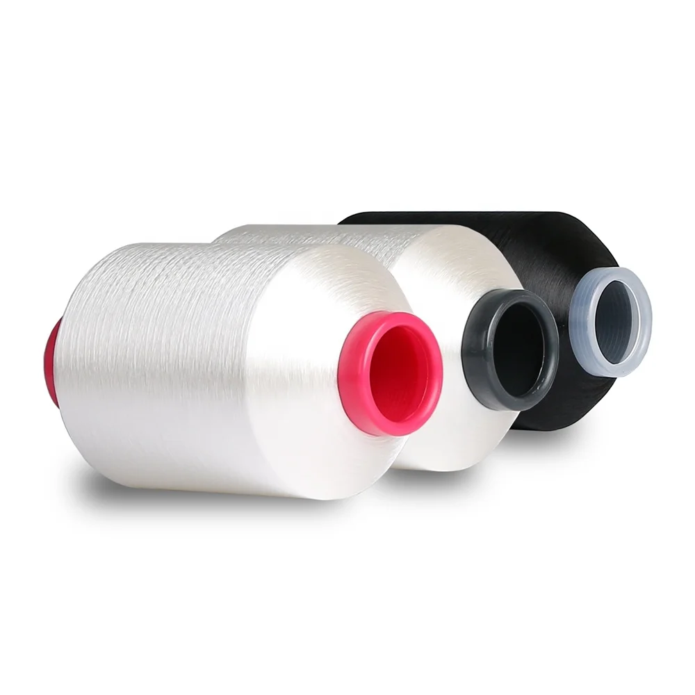 200D/28F High Quality Hot Melting Yarn 100% Nylon  Raw White Or Black  Hot Melt Yarn For  Shoe uppers