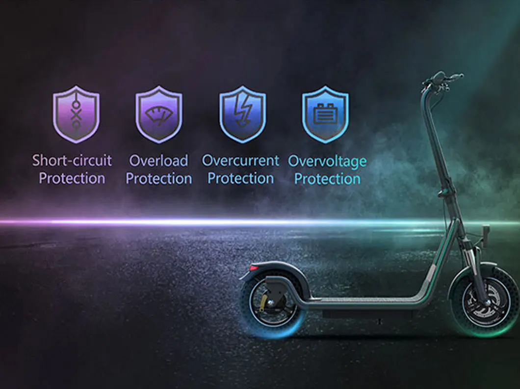 Powerful Off Road 48V 16Ah 350W 700W Adult rear Motor Foldable Electric Scooter