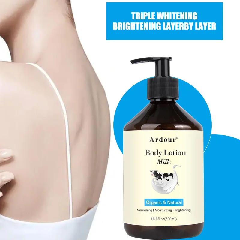 Private Label Refresh Fruit Body Care Lotion Skin Care Hydrating Milk Body Cream Butter Lightening Whitening Moisturizing