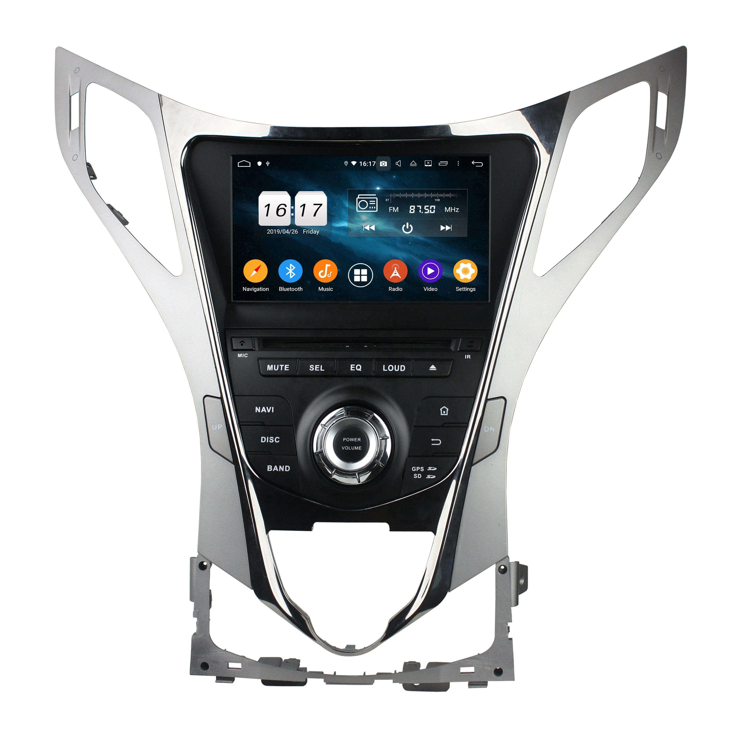 KLYDE KD-8068 PX5 Android 10 GPS Navigation Car DVD Player 8 Inch for HYUNDAI AZERA Grandeur Grandeur HG I55 2011-2012