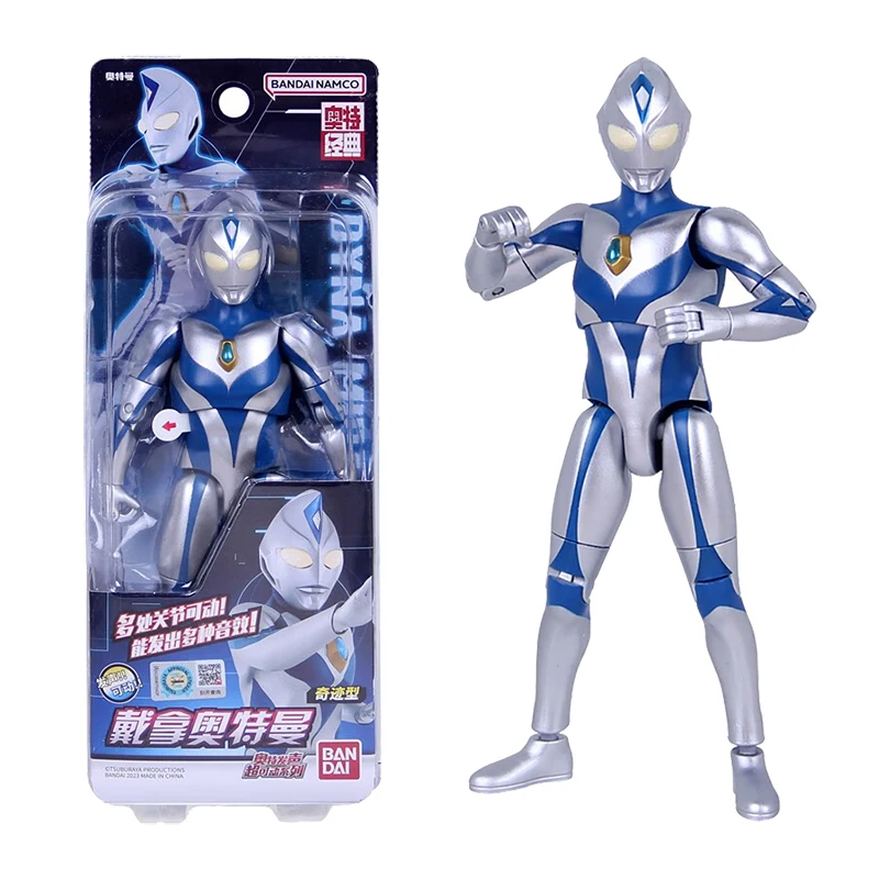 Bandai Ultraman Dyna Miracle Type Sound action figure series Joint rotatable official genuine children toys  wholesale
