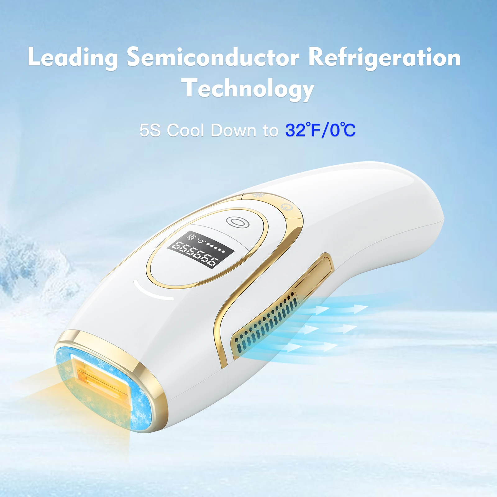 IPL Hair Removal Permanent Painless Laser Hair Removal Device for Women and Man